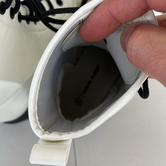 White Charles Albert Combat Boots Sz 11 - Picture 9 of 9